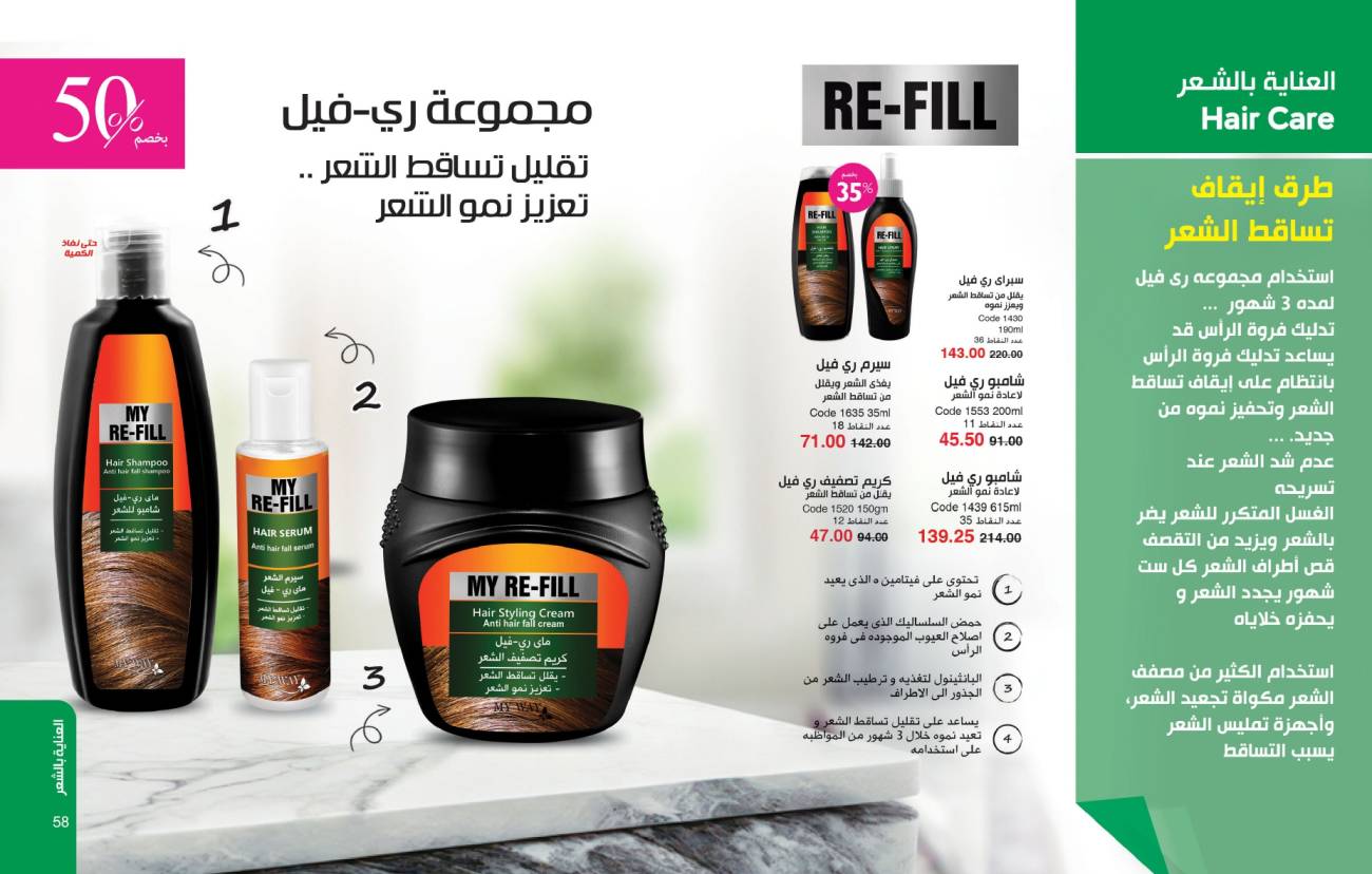 كتالوج ماي واي مارس 2024 منتجات مميزة للعناية ( كل حاجة حلوة بدايتها امي) كتالوج ماي واي مارس 2024 منتجا